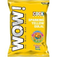 COCK BRAND Wow Gulal (Multicolour) (Pack of 20)
