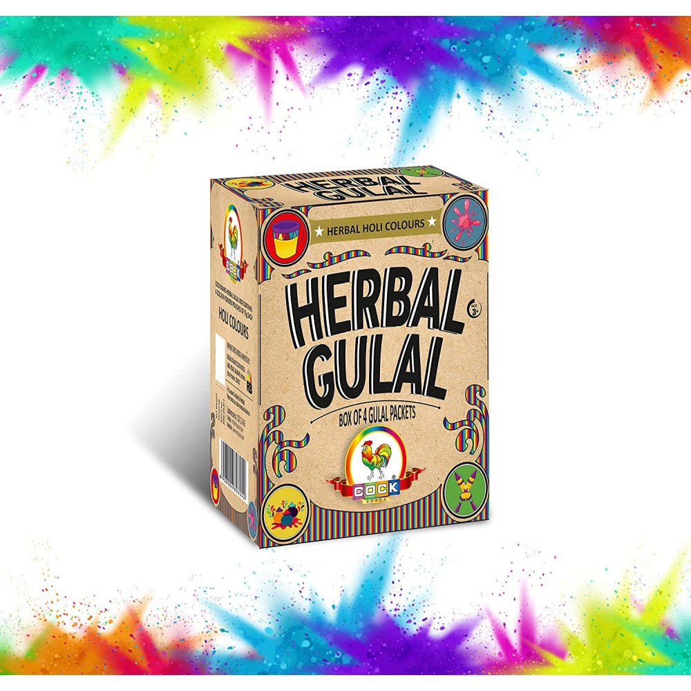 COCK BRAND Herbal Gulal Giftbox 
