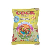 COCK BRAND Gold Gulal - Muliticolor (Pack of 5)