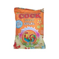 COCK BRAND Gold Gulal - Muliticolor (Pack of 5)