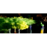 COCK BRAND Colour Cloud (Green) (4kg) | 100% Natural and Herbal Gulal | Non-Toxic and Skin Friendly | No Water Needed to Play Holi | Herbal Gulal Spray Extinguisher