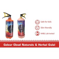 COCK BRAND Colour Cloud (Yellow) (4kg) | 100% Natural and Herbal Gulal |